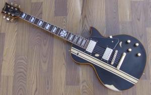 Quality Black ESP Relic guitar single cutaway solid body electric guitar gold hardware Tuneomatic/stoptail bridge direct from fa wholesale
