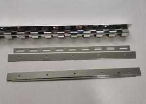 Quality Hook Type Suspension Rails Metal Stamping Parts For Pvc Strip Curtains 1.5m wholesale