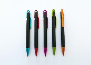 Quality Black Color Plastic Ball Pen with customized printing Logo for promotion(P1048) wholesale