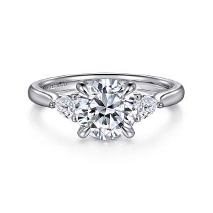 Quality Round Cut Classic Grown Diamonds Lab Made Diamond Rings 18K 14K 10K 9K Platinum wholesale
