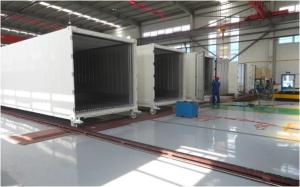 Quality White Refrigerated Shipping Container Height 2896MM High Efficiency Durable wholesale