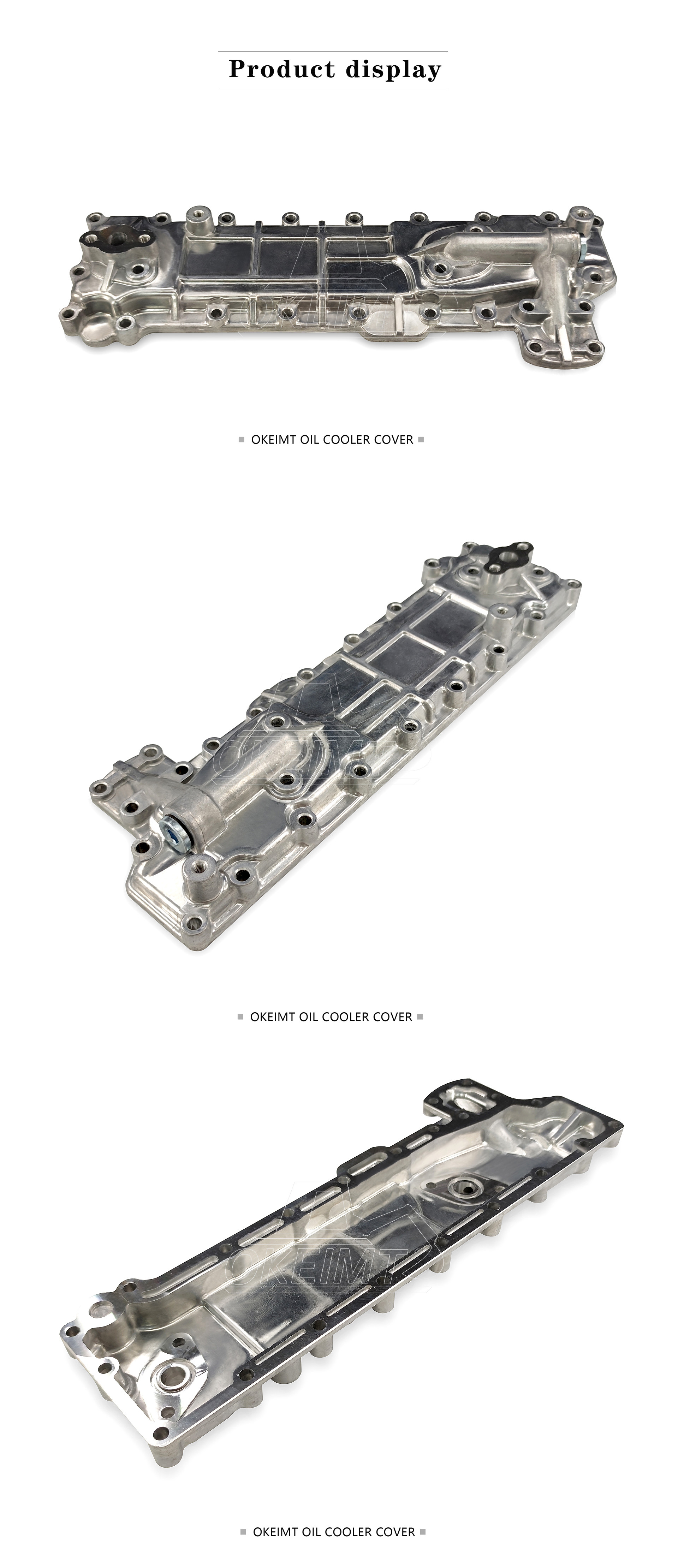 High Quality Engine Oil Cooler Cover for 4BE1 4BC2 4BF1 KS22 OEM 8-94438-371-0 8-94254-916-0