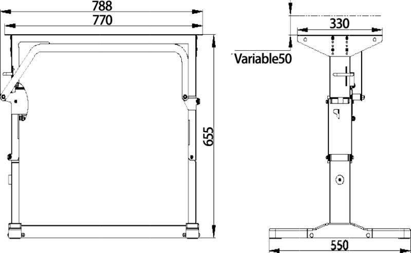 Self-Propelled/Trailer Rvs RV Table Supports for RV Truck Camper Motorhomes DIY