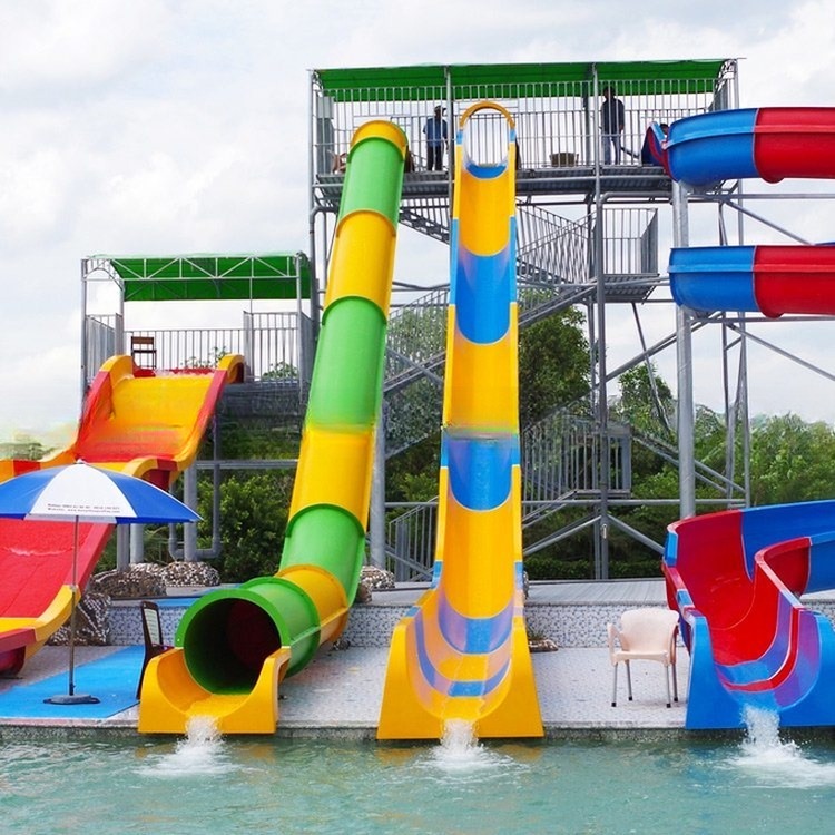 High-Speed Water Slide Spiral Tube Slide for Swimming Pool Park