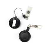 Multipurpose Retractable Badge Reel , Name Badge Clips For Employee ID Cards