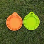 24oz Expandable Silicone Dog Bowl For Travel Feeding And Watering Dish