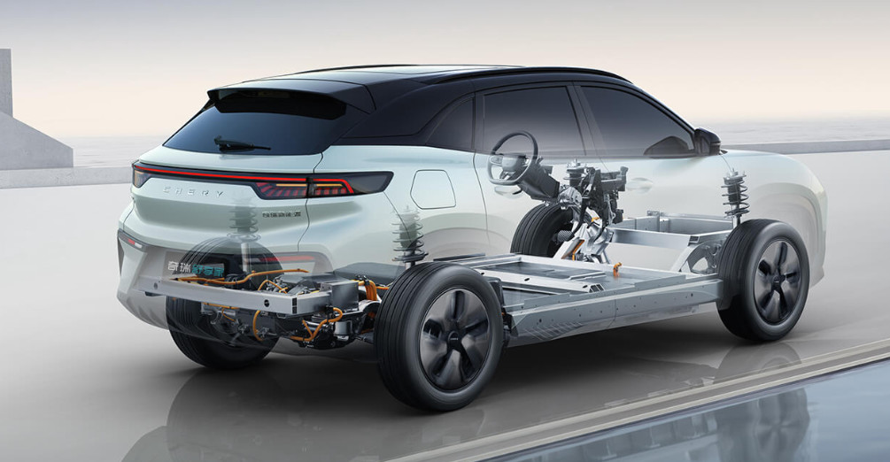 Chery EQ7 Pure Electric SUV Midsize With 4 Wheel Drive 412KM-512KM Range