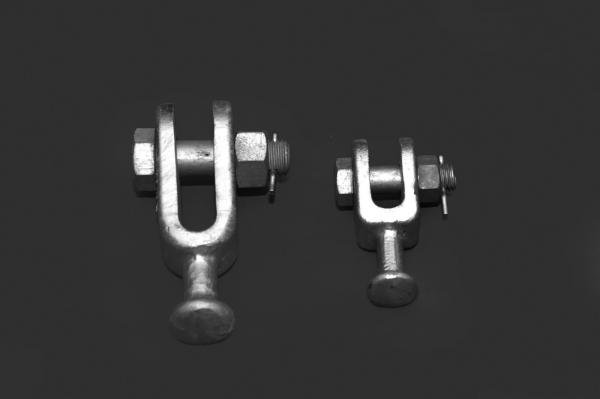 U Type Hot Dip Overhead Line Hardware , Transmission Line Fittings Dimension 33