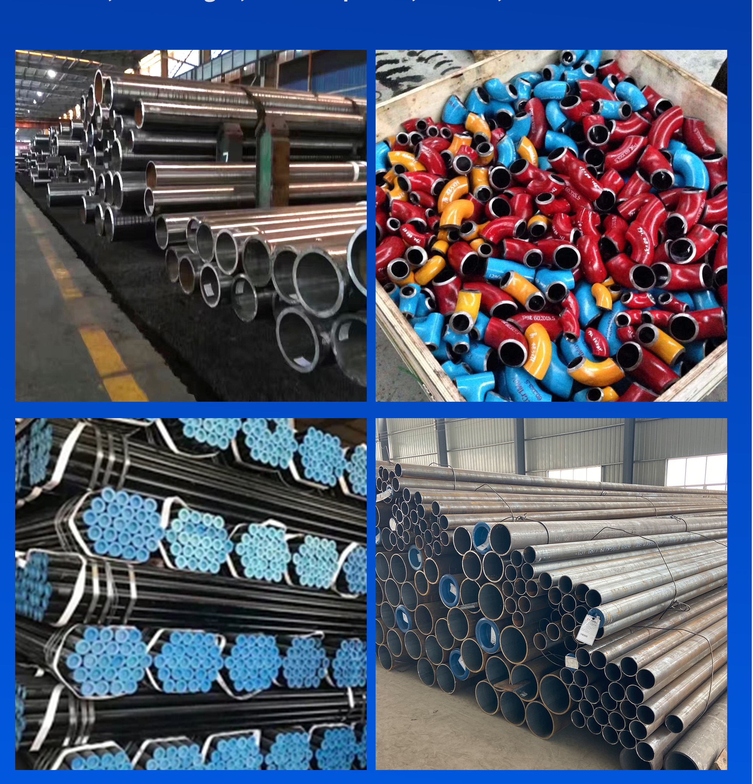 Seamless Carbon Steel Pipe P235gh En10216 P265gh Seamless Pipe Schedule 40