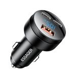 ESSAGER FSJ-008 Series 105W 3 Ports Fast USB Type C Car Charger