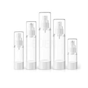 Quality Black PP Airless Bottle Round Empty Lotion Bottle Eco Friendly wholesale