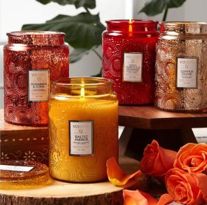Quality Wedding Scented Jar Candle Glass Candle Holder 16 Oz Customized Fragrance wholesale
