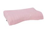 Pink Color Memory Foam Massage Pillow , Orthopedic Contour Pillow For Side Sleep