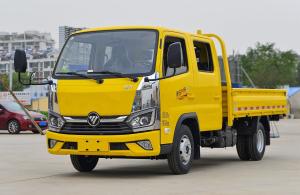 Quality Truck Bed Box Foton Small Lorry Truck Double Row 5 Seats Cabin Gasoline Engine 6 Tirs LHD wholesale