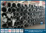 Flange Connected Dodecagonal Steel Tubular Pole Galvanized Transmission Line