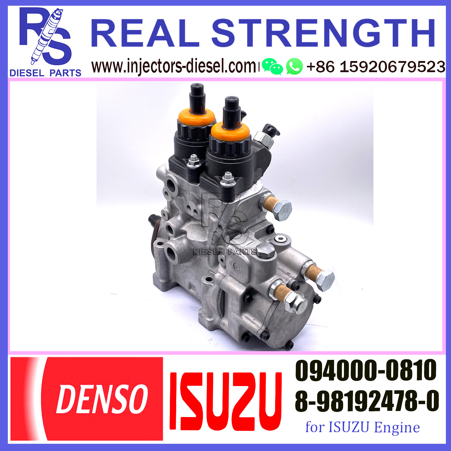 Common Rail Denso Fuel Injection Pump 094000-0810 8-98192478-0 for ISUZU 094000-0810 8-98192478-0