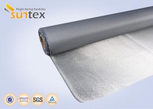 Quality Fireproof PU Coated Fiberglass Fabric one Sided For Expansion Joint wholesale