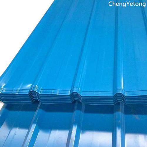 PE Coating Corrugated Metal Roofing Sheets , Shelter Shed Colour Coated Roofing