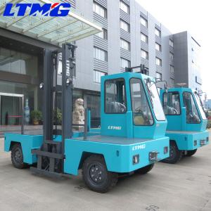 Quality LTMG Electric Side Loader Forklift Truck 3 Ton Wtih 4.8m Mast 500mm Load Centerside lift fork truck wholesale