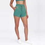 Women Plus Size Bike Cycling Shorts Drawstring Running Shorts Athletic Active