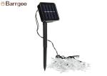 Star 20 LED Solar Powered Outdoor Holiday Lights , Solar Powered Icicle String