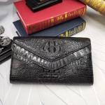 Fashion Genuine Crocodile Skin Female Women Small Envelop Purse Real Alligator