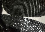 Decorative Gold Metal Flake Fabric Hotel Curtain / Room Divider CE Certified