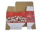 Custom Christmas Gift Box Colorful Auto Lock Paperboard Box Printed E Flute