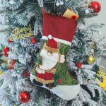 Christmas Stockings Xmas Stocking Santa Snowman Holiday and Family Stocking for