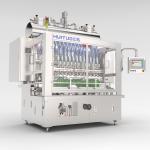 Minimum 5000 BPH 12 / 24 Heads Liquid Bottle Filling Machine