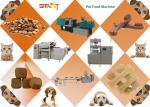 1000kg/hr 70kw Dog Chews Extruding Machine For Making Kibbles