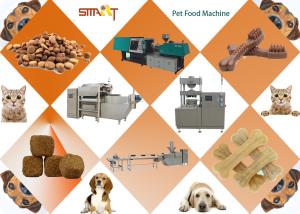 Quality 1000kg/hr 70kw Dog Chews Extruding Machine For Making Kibbles wholesale