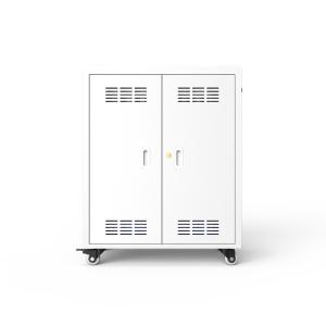 Quality 4 Wheels 30 Slots Chromebook Charging Cabinet With Cooling Fans wholesale