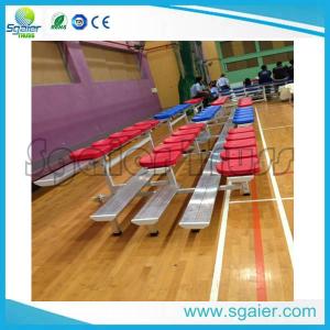 Quality Sgaier Truss Aluminum 4 Row Aluminum Bleachers Temporary Folding Tribune wholesale