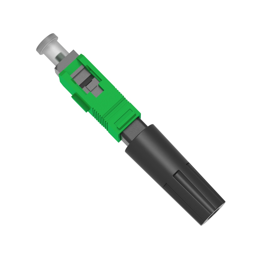Fast Connector Simplex SC APC Fiber Optic Drop Cable with UPC Polished Field Assembly