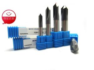 Quality AlTIN Black Colour 4mm / 5mm / 6mm Chamfer End Mill 90º Angle Upto HRC50 wholesale