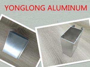 Quality Mechanical Polishing Aluminum Window Profiles Shining Surface Silver White wholesale