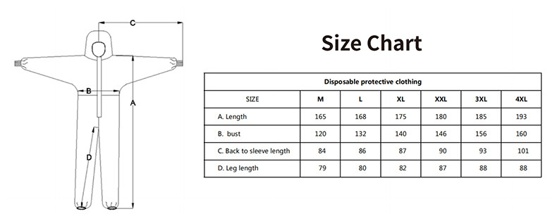 Hospital 50 Gsm Disposable Non Woven Coverall antistatic Disposable PPE Suit