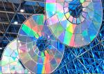 Flat Dichroic Coating Glass Laminate Customized Size
