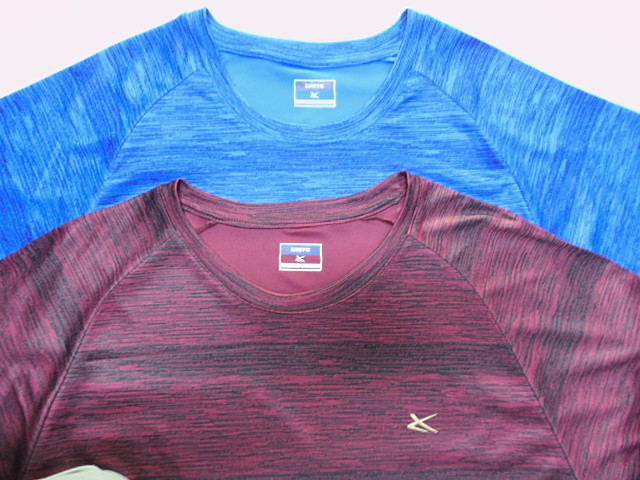 Blue 140gsm Active Stretch Half Sleeve T Shirt Mens Printed