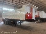 3 Axles Tipper Cargo Truck Trailer Transport Tipping Trailer Side Dump for
