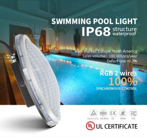 Quality SMD5050 2050ma 520lm UL Certificated Pool Light PAR56 wholesale