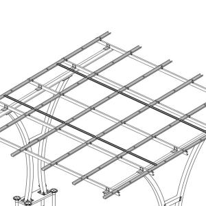 Quality Ground Mount Racking System Lightweight Al6005-T5 With 25years Using wholesale