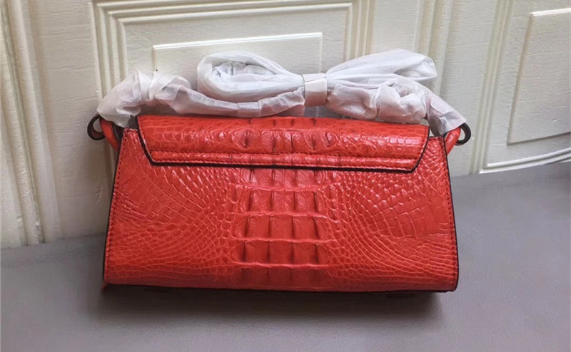 Genuine Crocodile Skin Lady Small Flap Purse Authentic Alligator Leather Women Sling Shoulder Bag Female Cross Body Bag