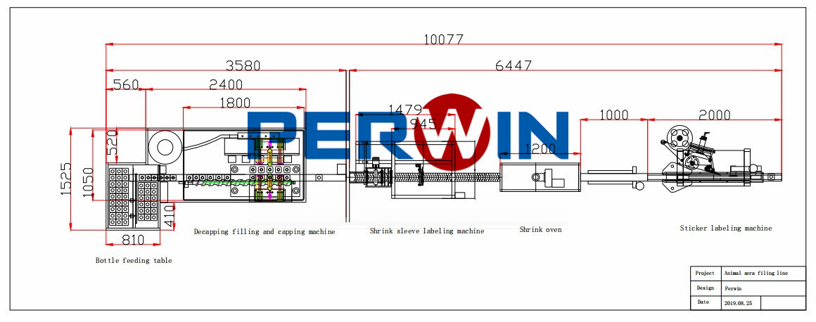 PW-GX515 Aseptic Serum Filling Machine Filling Production Line