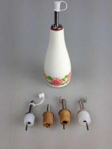 Quality Stainless steel oil pourer with cork stopper wholesale