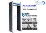 6zone Door Frame Metal Detector Gate For Gorvenment Buildings / Factories