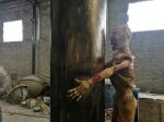 Durable Halloween Haunted House Decorations Customization Shape