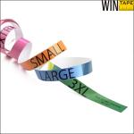 Full Color Printing Synthetic Paper Measuring Tape Disposable 1.5m × 2cm Size