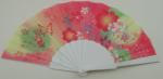 Promotional Heat Transfer / Silk Printing Plastic Folding Hand Fans With